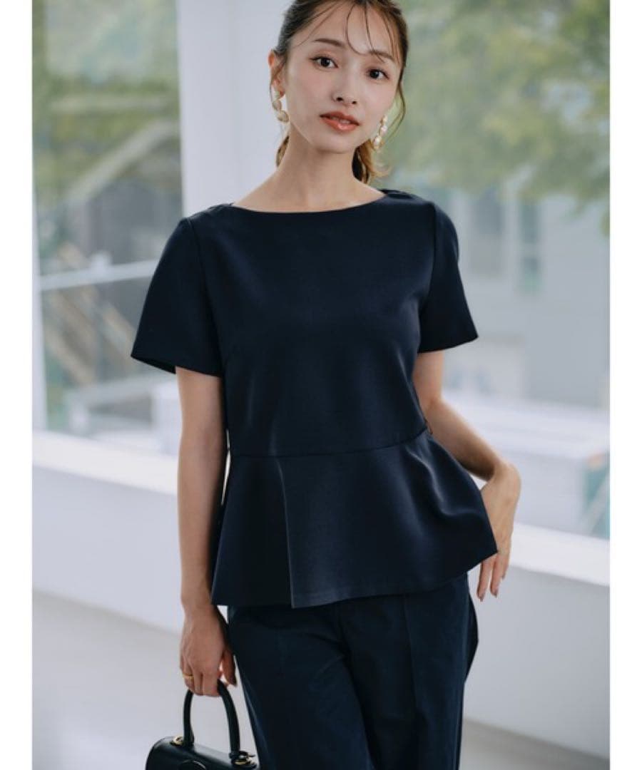 新品未使用☆ Maglie le cassetto ペプラム ブラウス9号