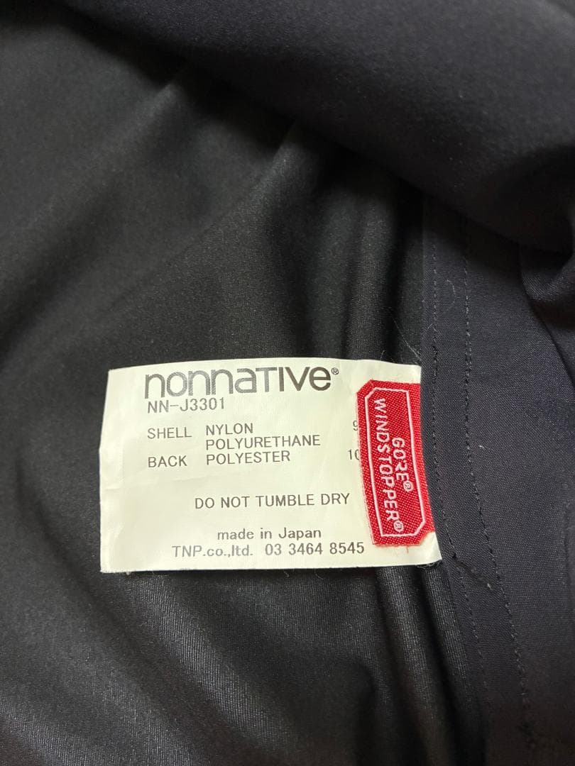 NONNATIVE　CYCLIST JACKET