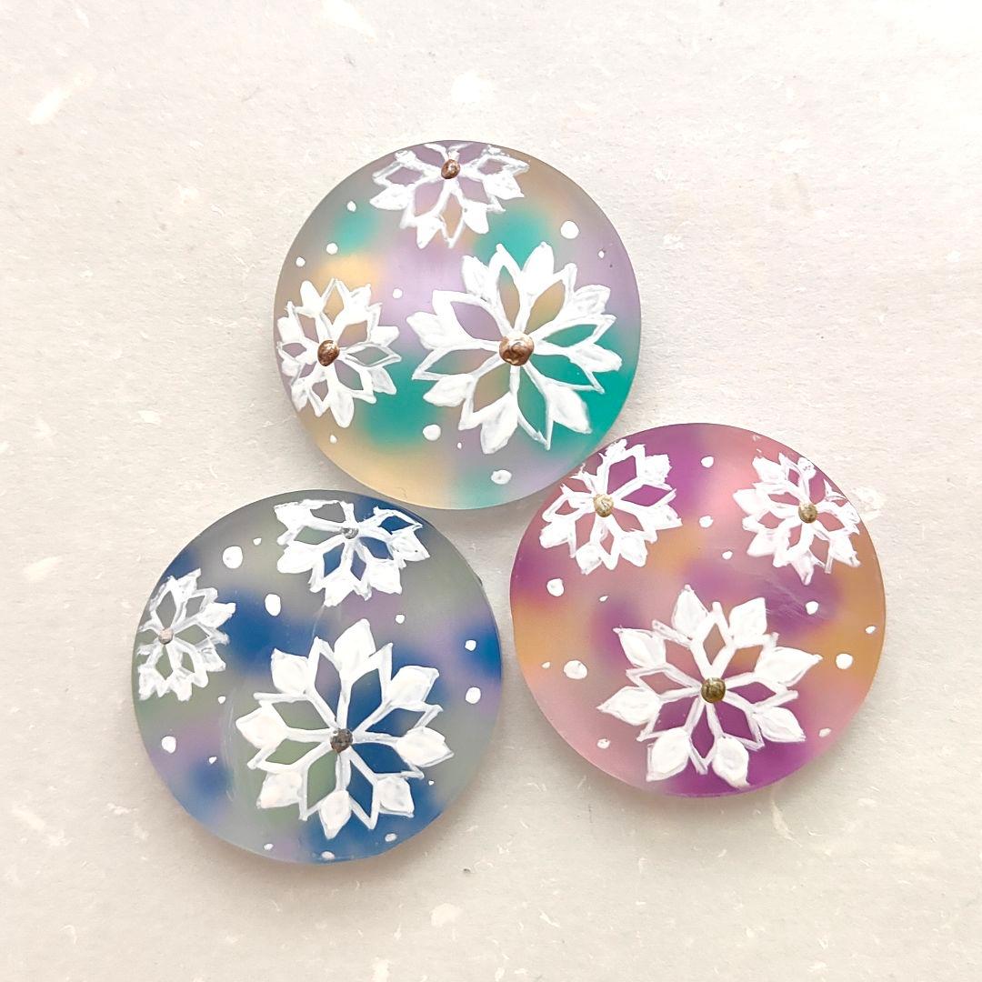 【852】ハンドメイド　レジン　ヘアゴム　ポニーフック