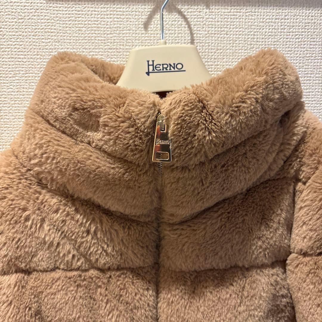 HERNOヘルノ エコファー ダウンジャケット　38