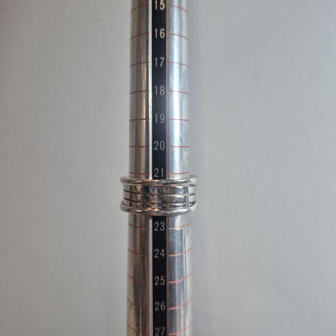 ブルガリ　BVLGARI　ビーゼロワン　リング　750　WG　22号