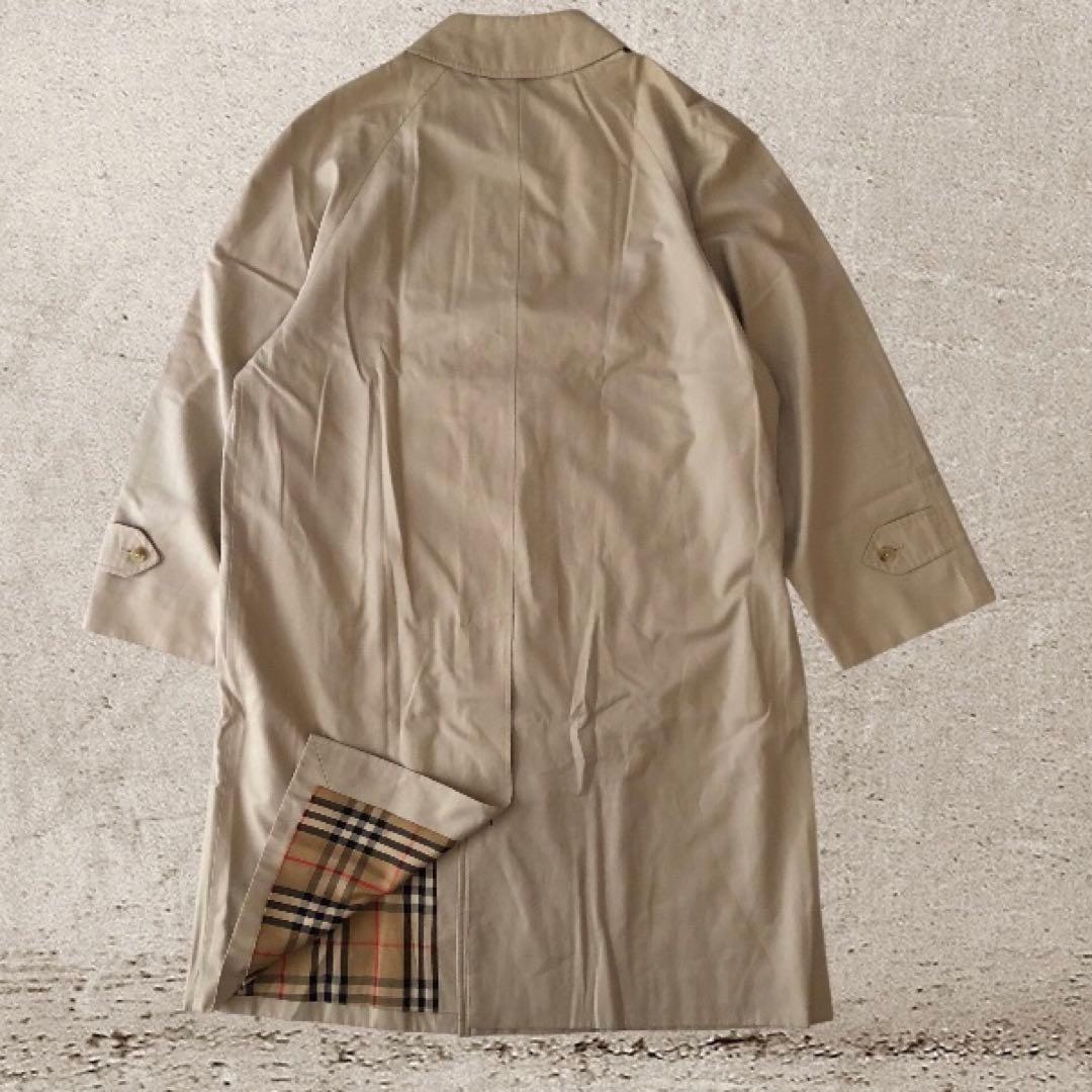 90s Burberry バーバリーズ　ノバチェック　ステンカラーコート