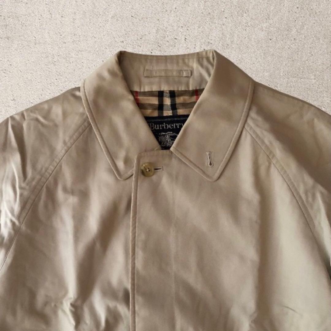 90s Burberry バーバリーズ　ノバチェック　ステンカラーコート