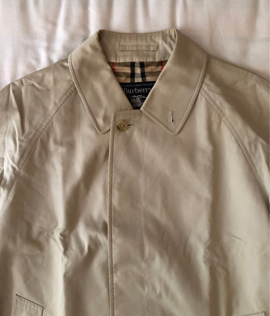 90s Burberry バーバリーズ　ノバチェック　ステンカラーコート