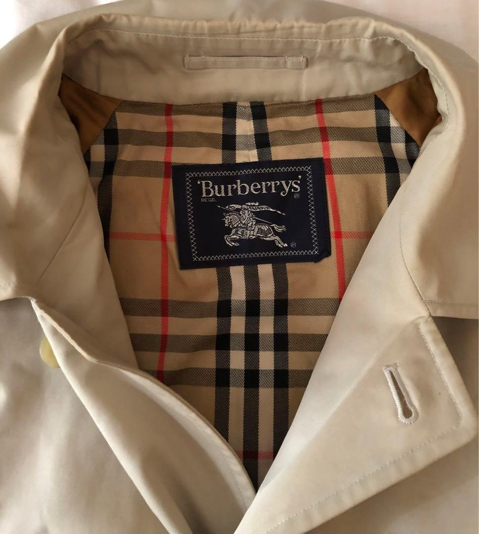 90s Burberry バーバリーズ　ノバチェック　ステンカラーコート