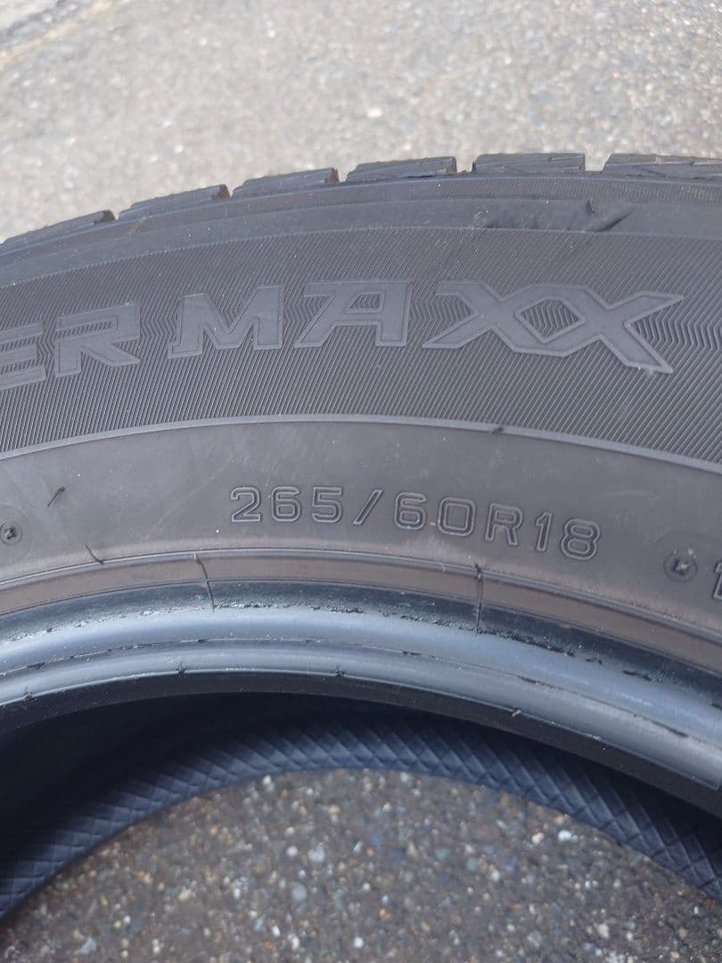 DUNLOP265/60R18スタッドレスタイヤ4本セット