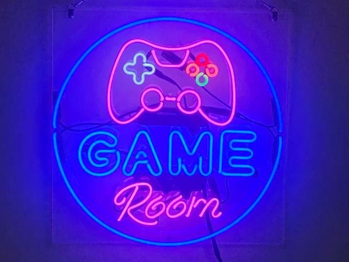 ガラスネオンサイン　オーダーメイド　オリジナル手作り　プレゼント用