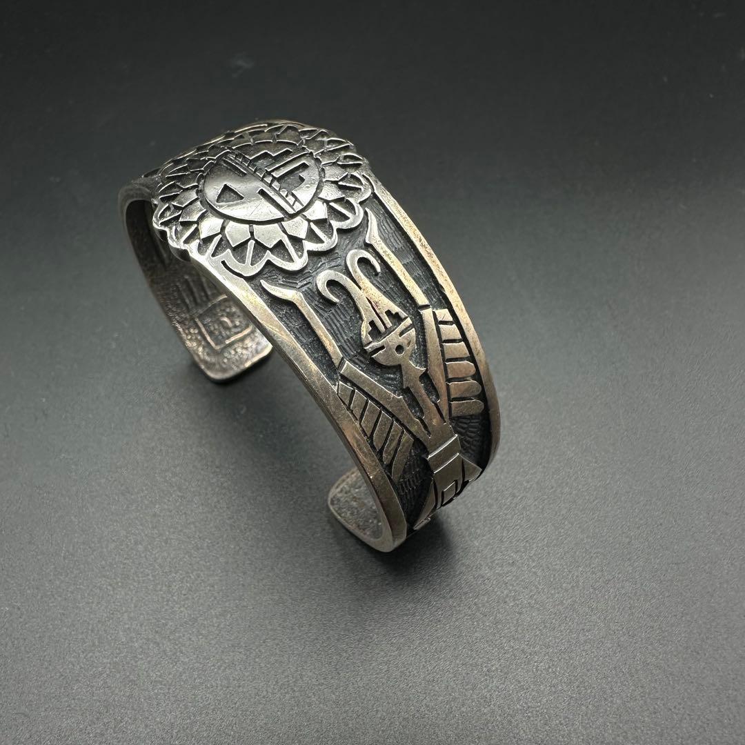 HOPI Gerald Lomaventema サンフェイス バングル