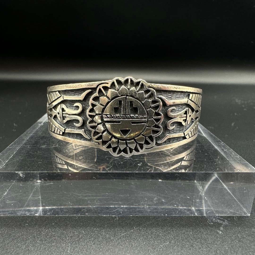 HOPI Gerald Lomaventema サンフェイス バングル