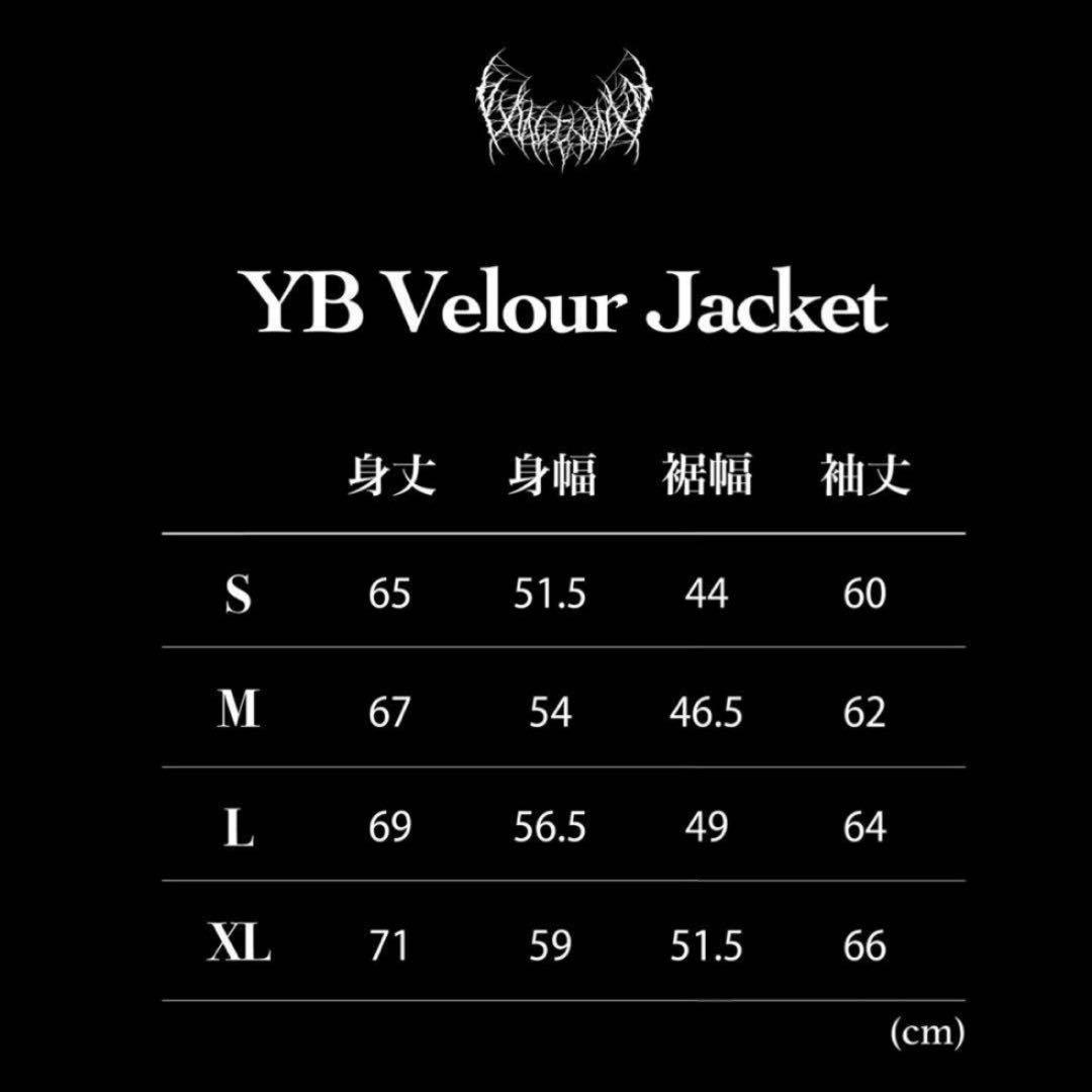ジャケット・アウター yxngbratz YB Velour Jacket (Black) L