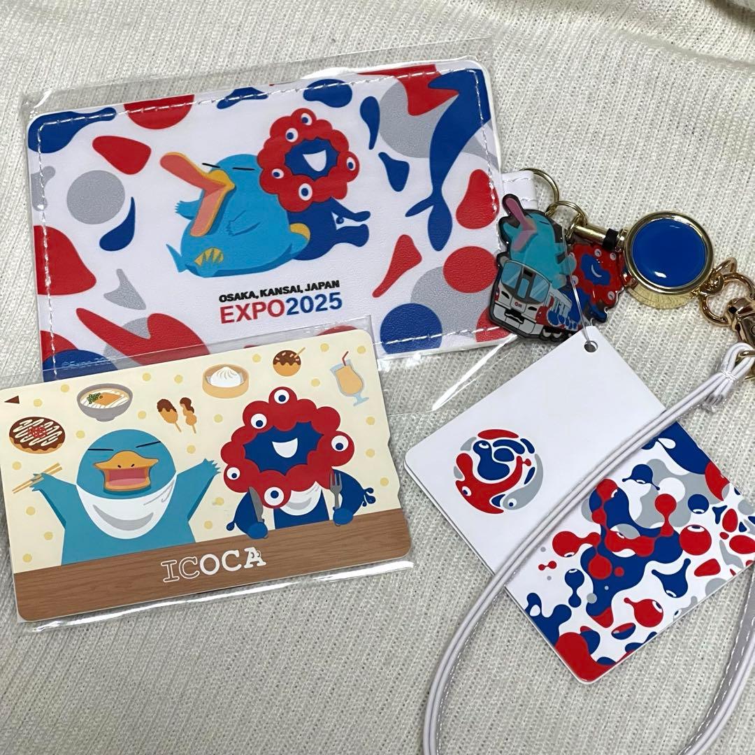 EXPO2025 キャラクター ストラップ　ICOCAカード付き