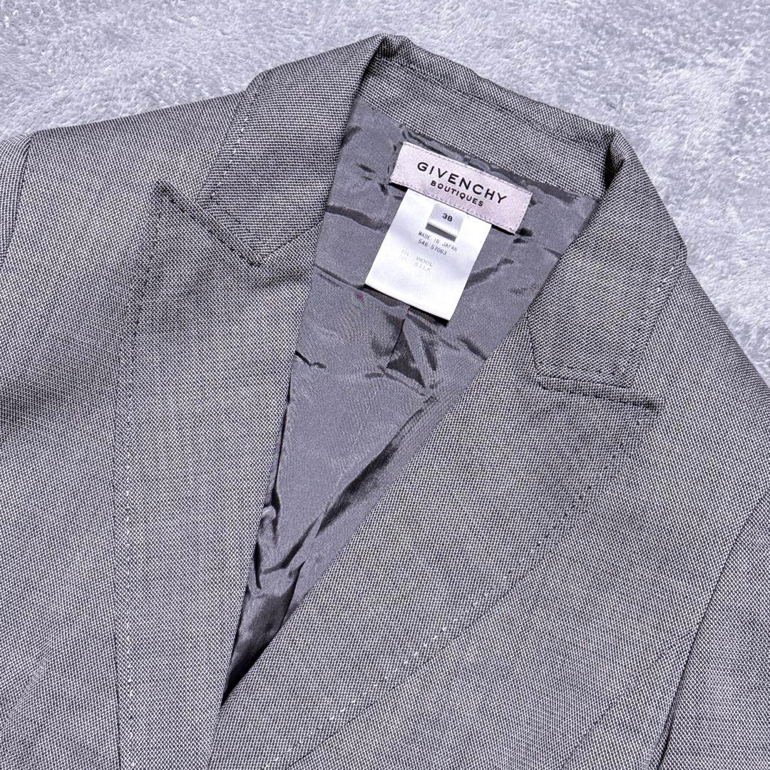 【未使用】ジバンシー パンツスーツ ワイドパンツ ステッチ ウール シルクM