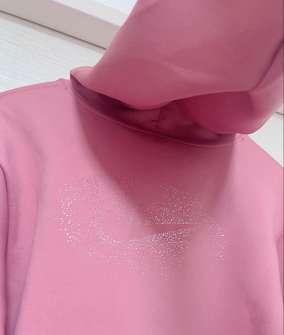 NIKE 1/2ジップ トレーニングパーカー&ミッドライズ プリントレギンス2点