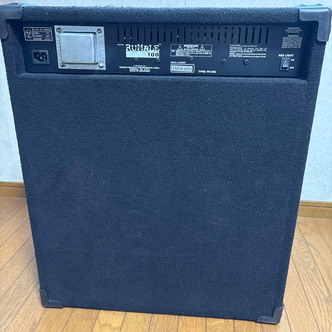 #Fender Rumble 100 #ベース用アンプ