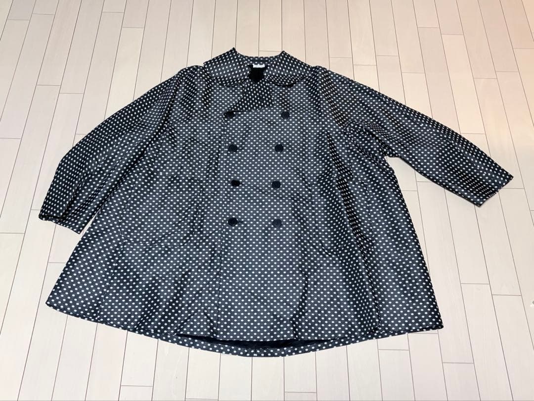 コムデギャルソンオムプリュス　12aw ドットトレンチコート