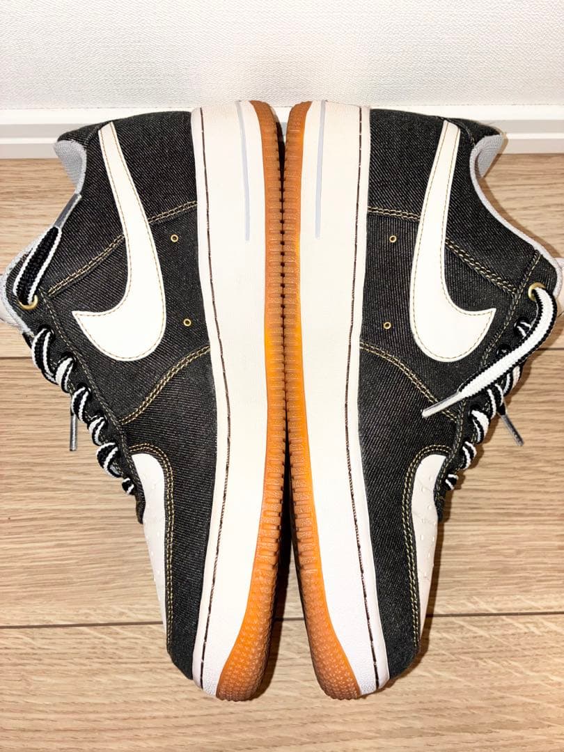 靴 Nike Air Force 1 Low '07 \"Black Denim\"