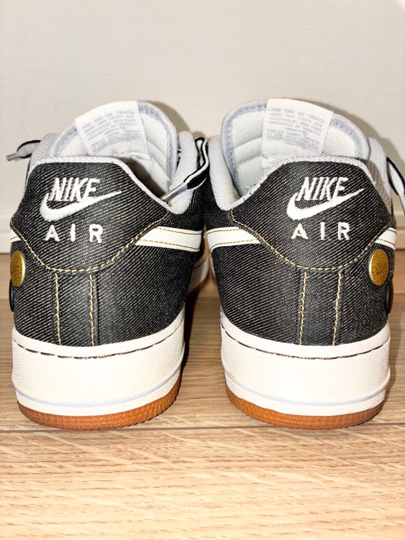 靴 Nike Air Force 1 Low '07 \"Black Denim\"