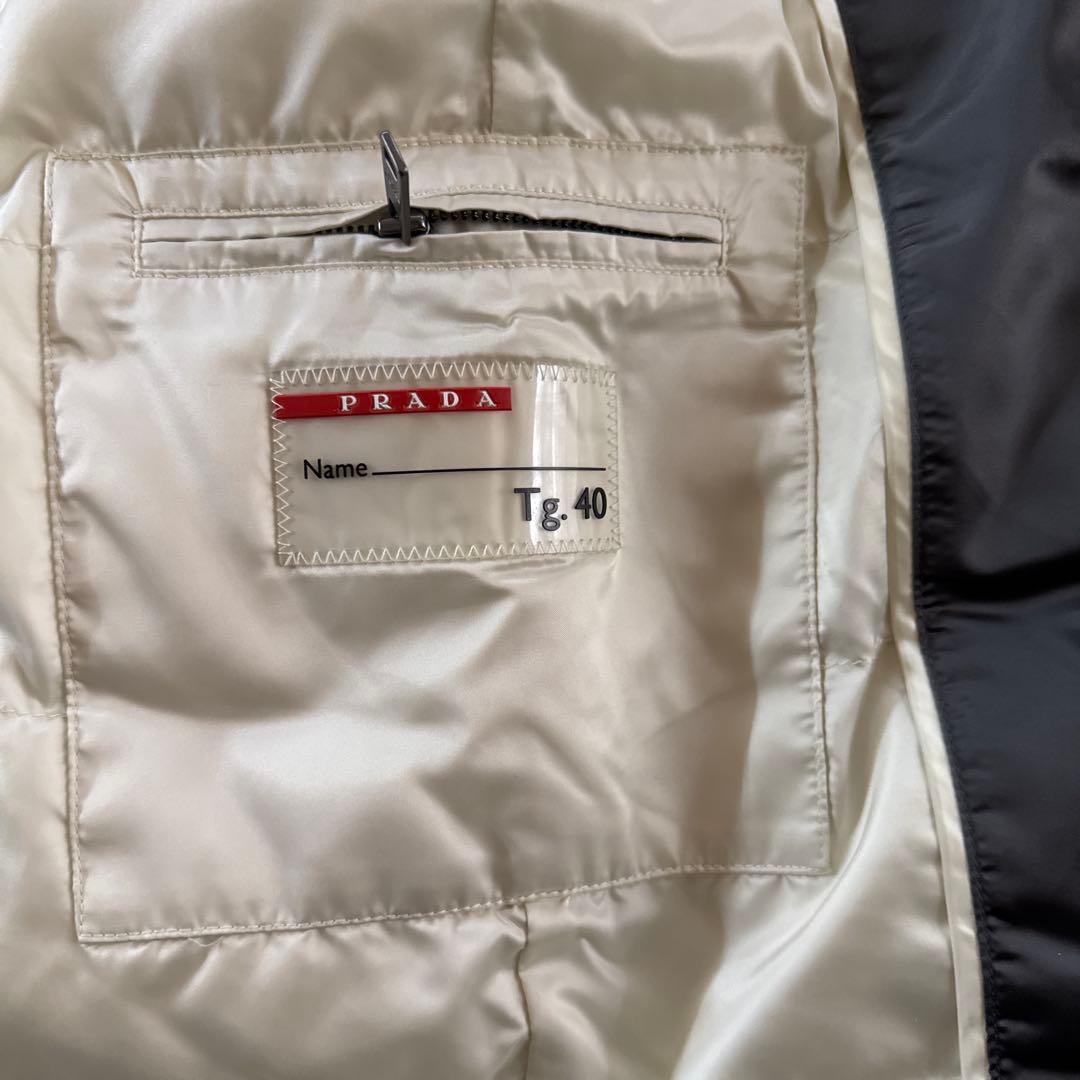 PRADA フード付きダウンジャケット Tg.40