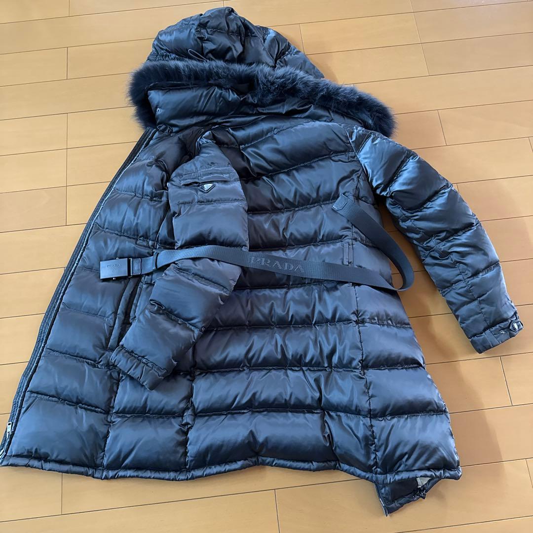 PRADA フード付きダウンジャケット Tg.40