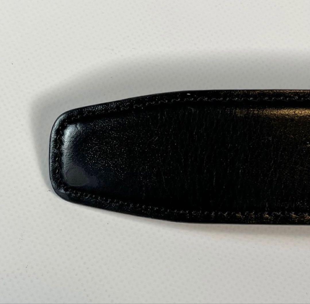 美品　BVLGARI ベルト　ロゴバックル　レザー　イタリア製