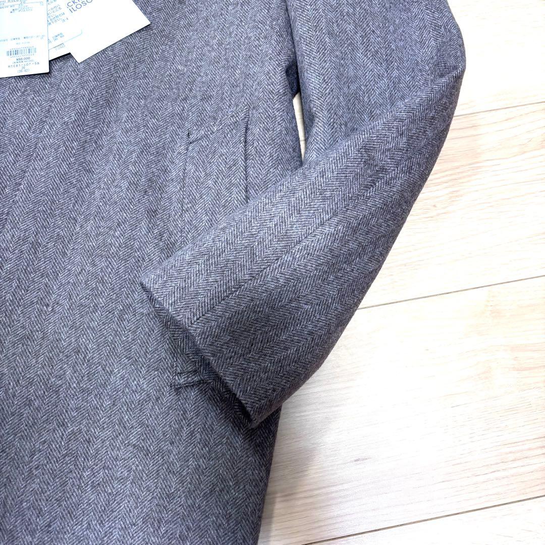 新品タグ付　マッキントッシュフィロソフィー スタンドカラーコート　カシミヤ　36