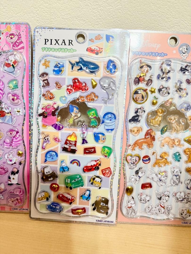 正規品 プチドロップステッカー プチドロ ピクサー ディズニー 4枚まとめ売り