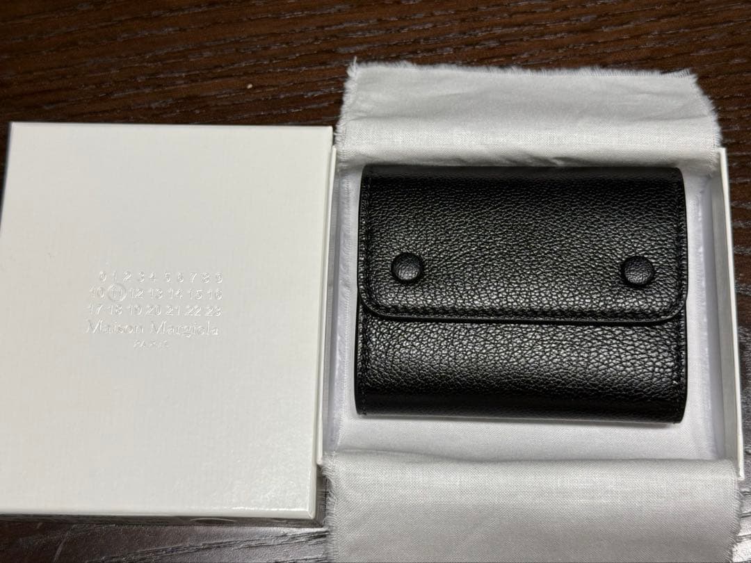 Maison Margiela レザースナップボタンウォレット