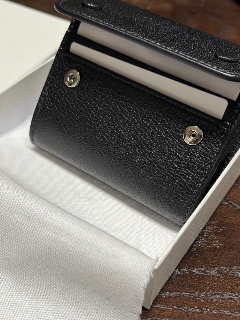 Maison Margiela レザースナップボタンウォレット