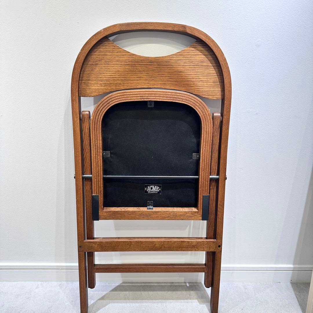 ACME furniture 美品折りたたみ式木製チェア