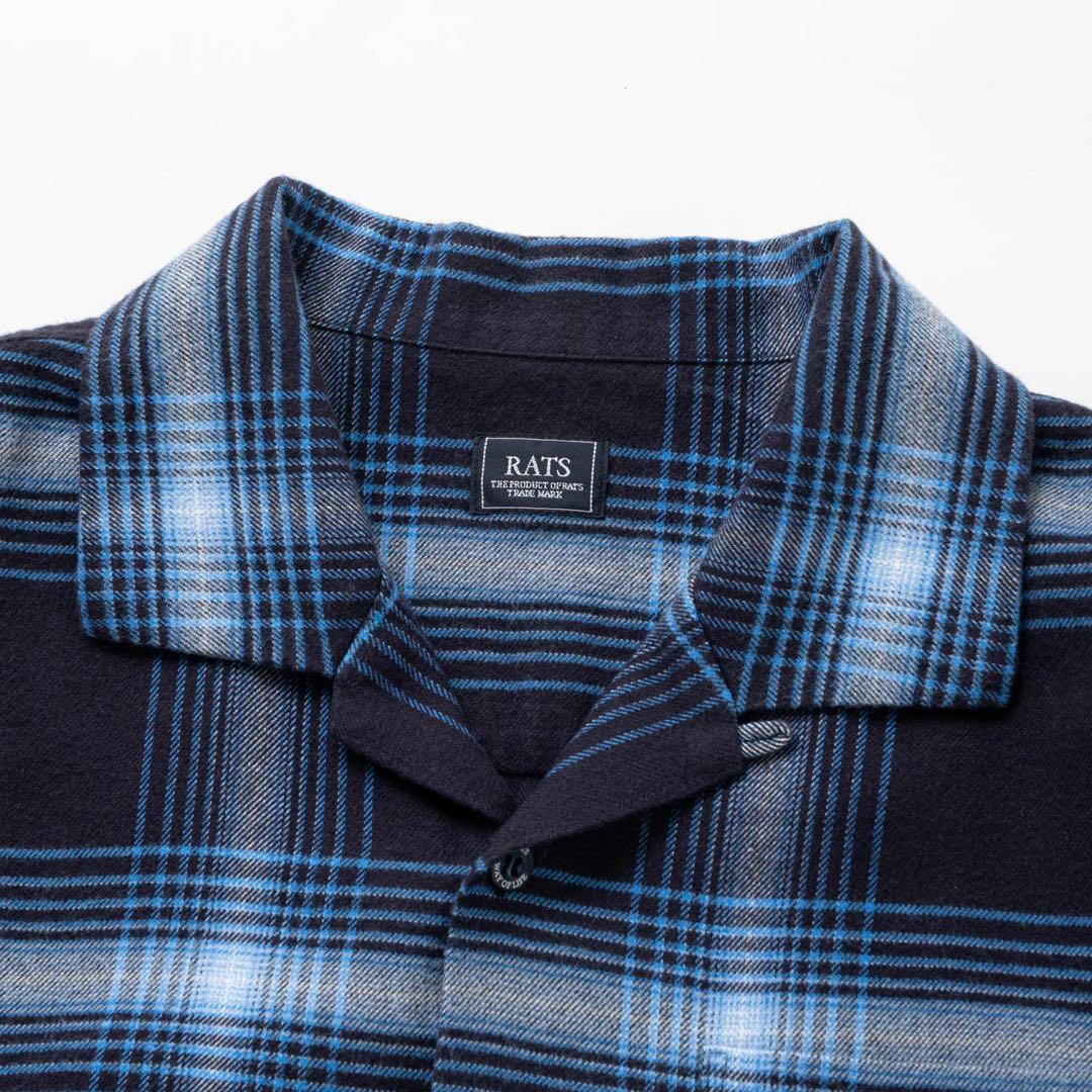 RATS COTTON RAYON CHECK SHIRT キムタク 木村拓哉
