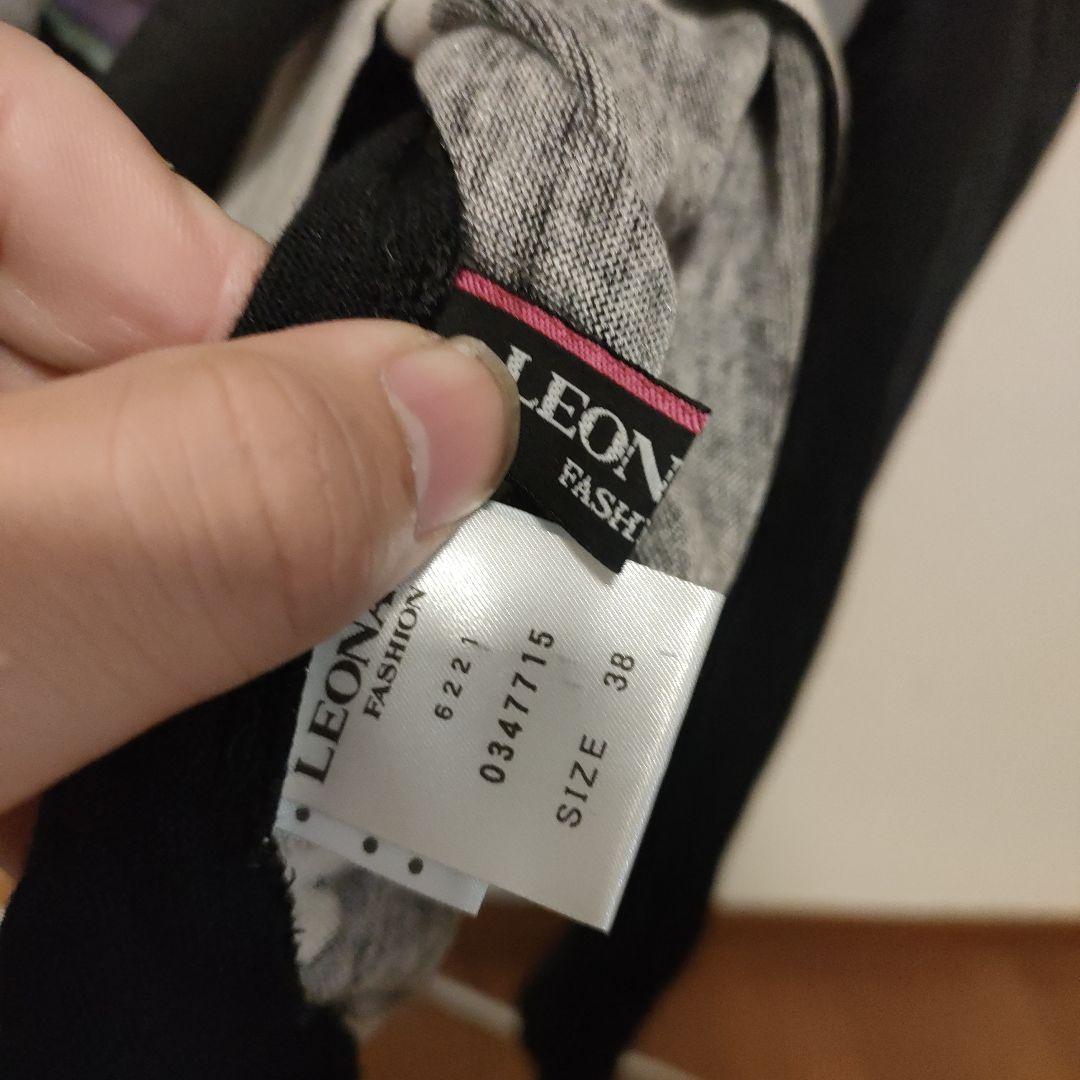 k7 超美品　レオナール　LEONARD　長袖　セーター　　カシミヤ100 38