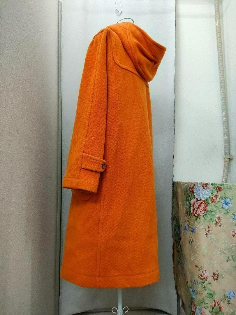 スピックアンドスパン　オレンジ　ダッフルコート