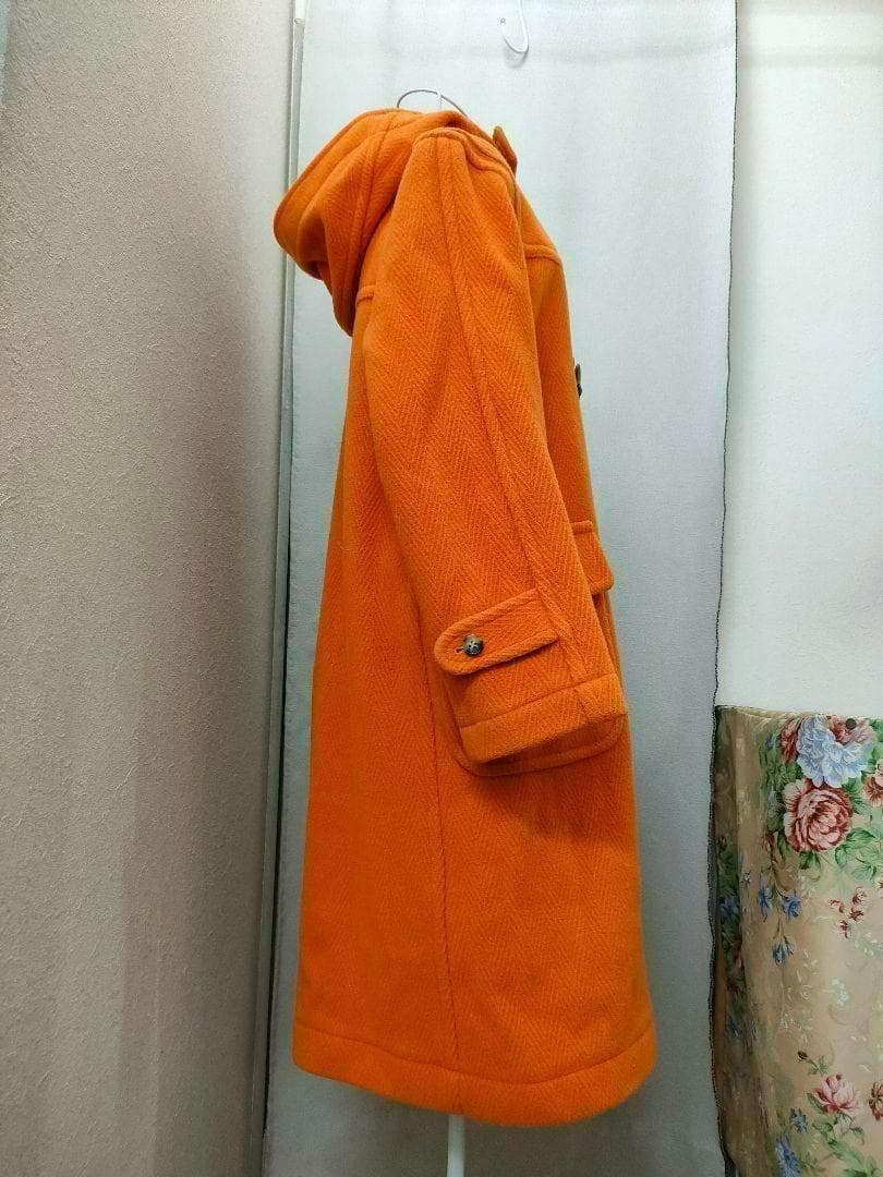 スピックアンドスパン　オレンジ　ダッフルコート