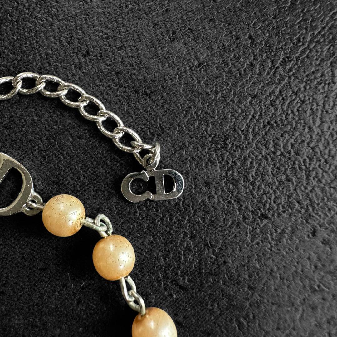 アクセサリー Dior Trotter Pearl Cursive Logo Bracelet