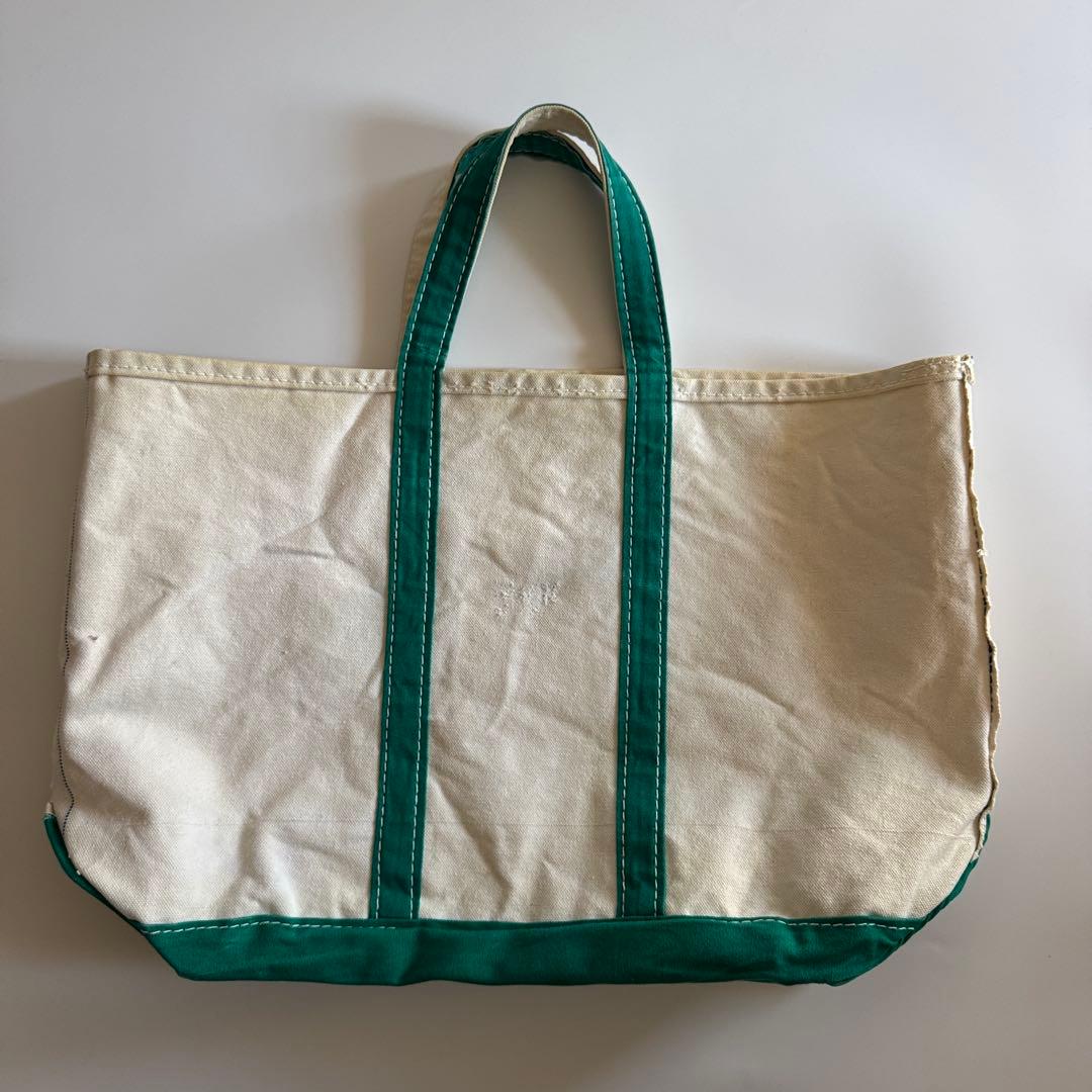 80s LANDS‘ END ランズエンド トートバッグ ラージ グリーン
