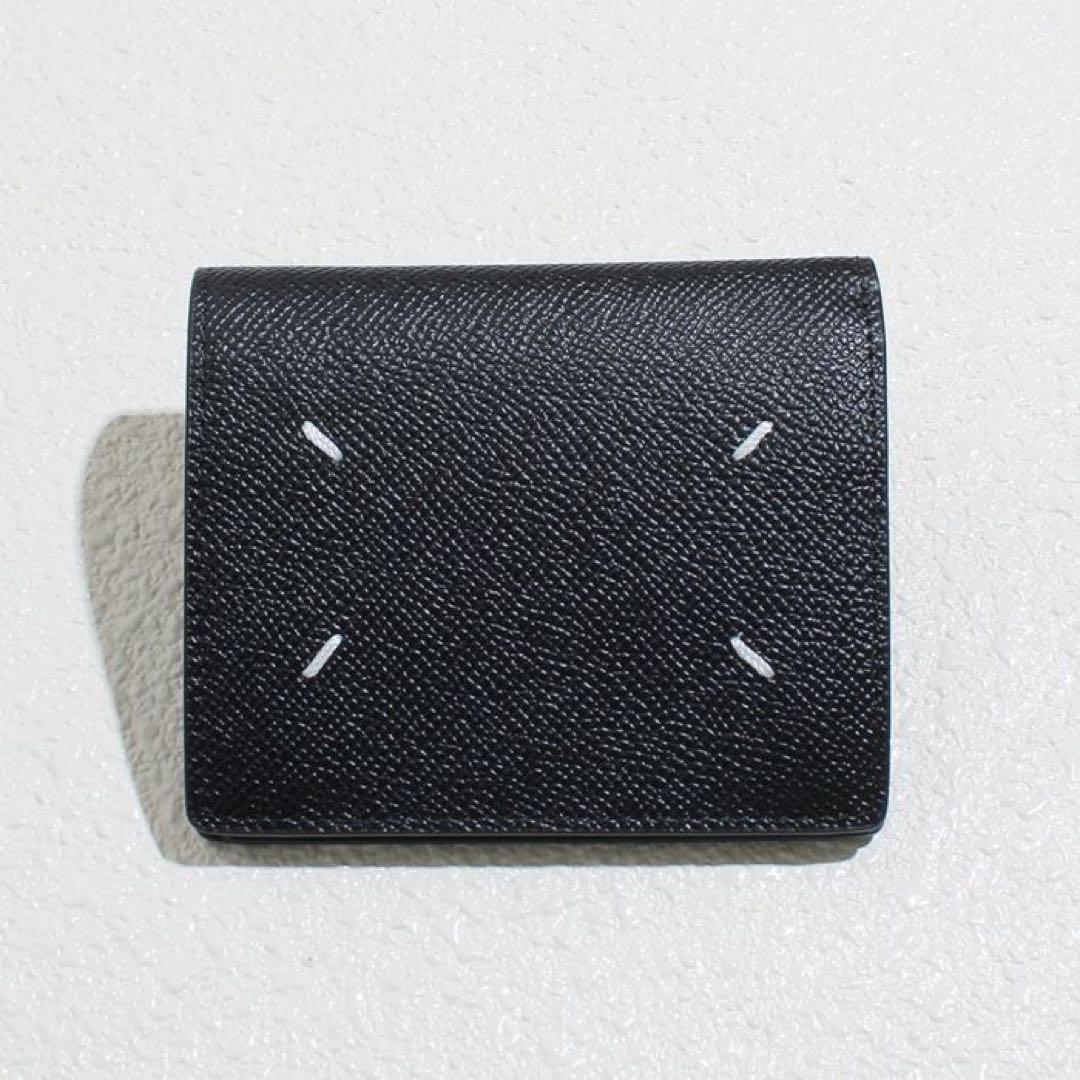 【最終値下げ】Maison Margiela ブラック二つ折り財布