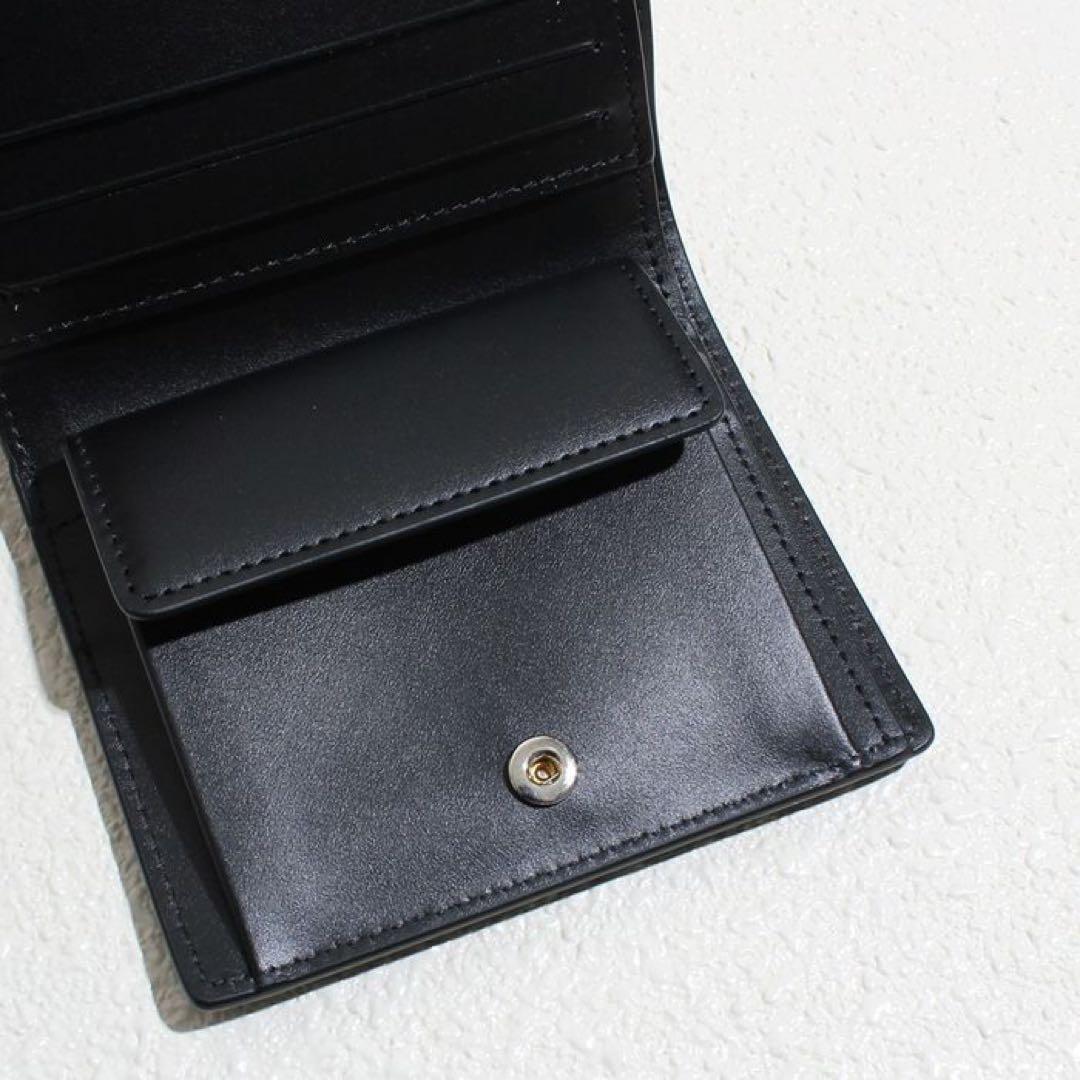 【最終値下げ】Maison Margiela ブラック二つ折り財布
