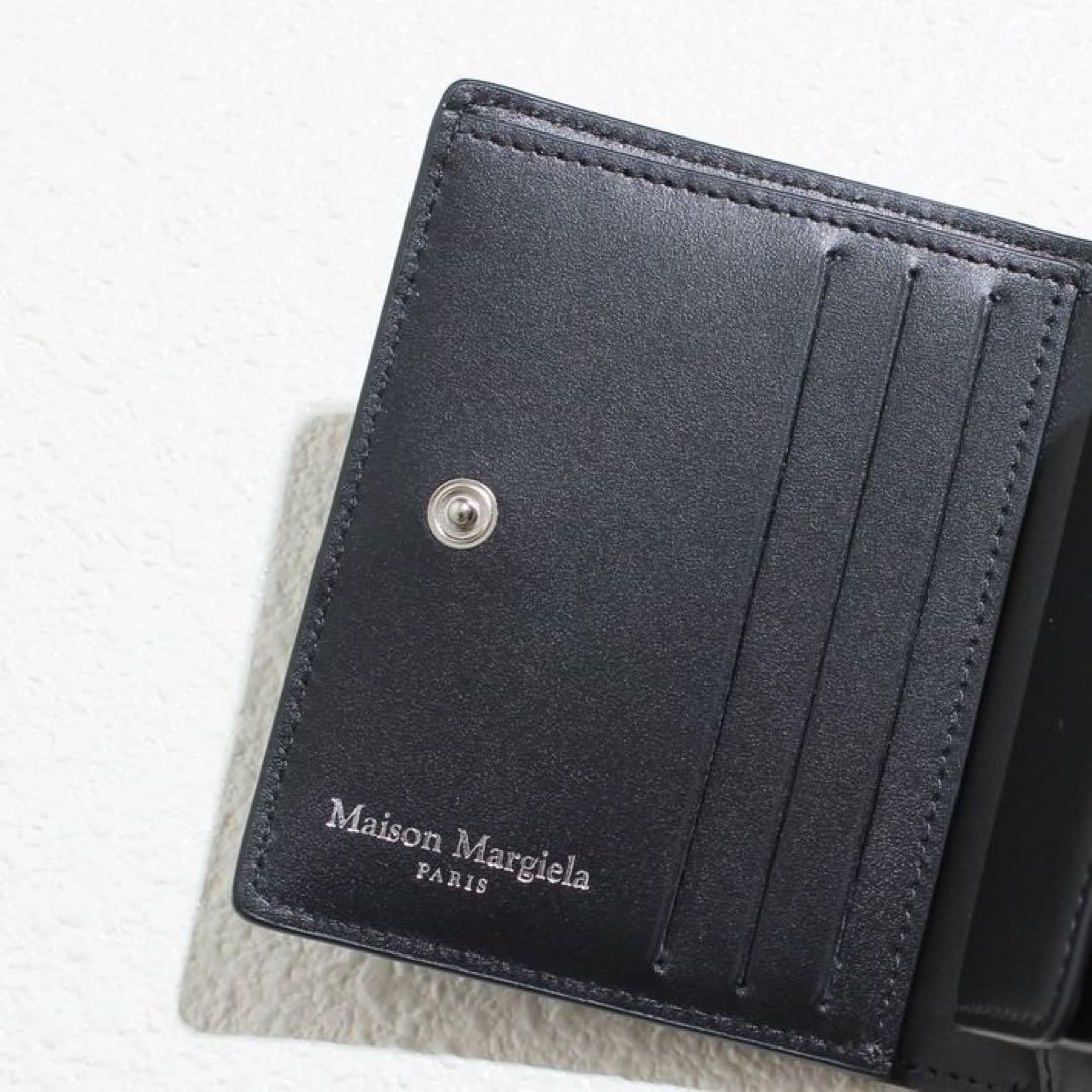 【最終値下げ】Maison Margiela ブラック二つ折り財布