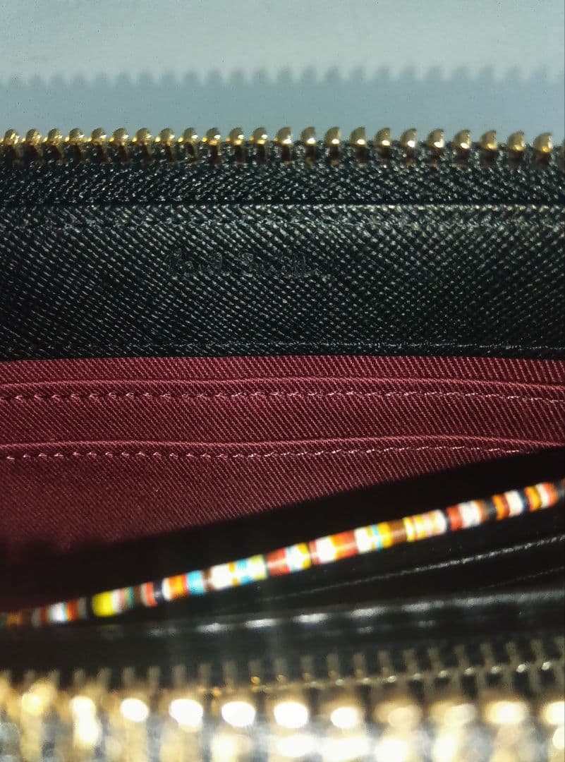 黒刻出品です！！ポール・スミス 長財布 黒 未使用品