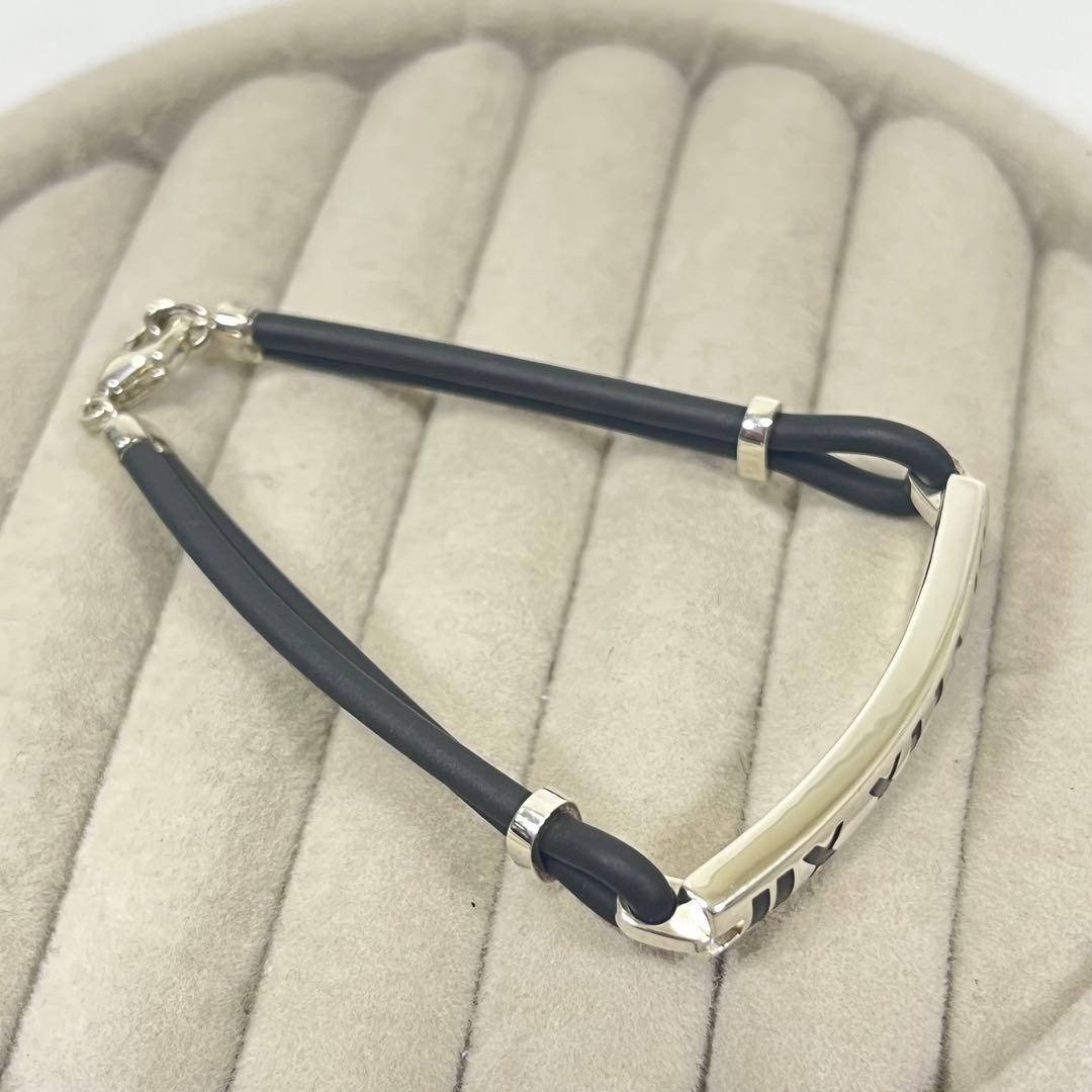 TIFFANY ティファニー　アトラス　ラバー　ブレスレット　SV925