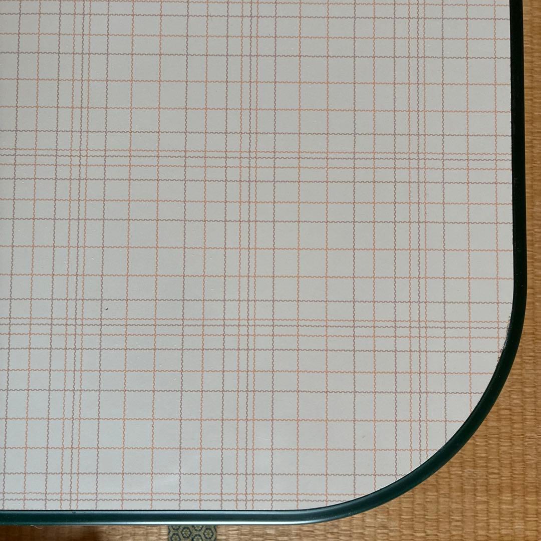 レトロ折り畳み座卓格子模様