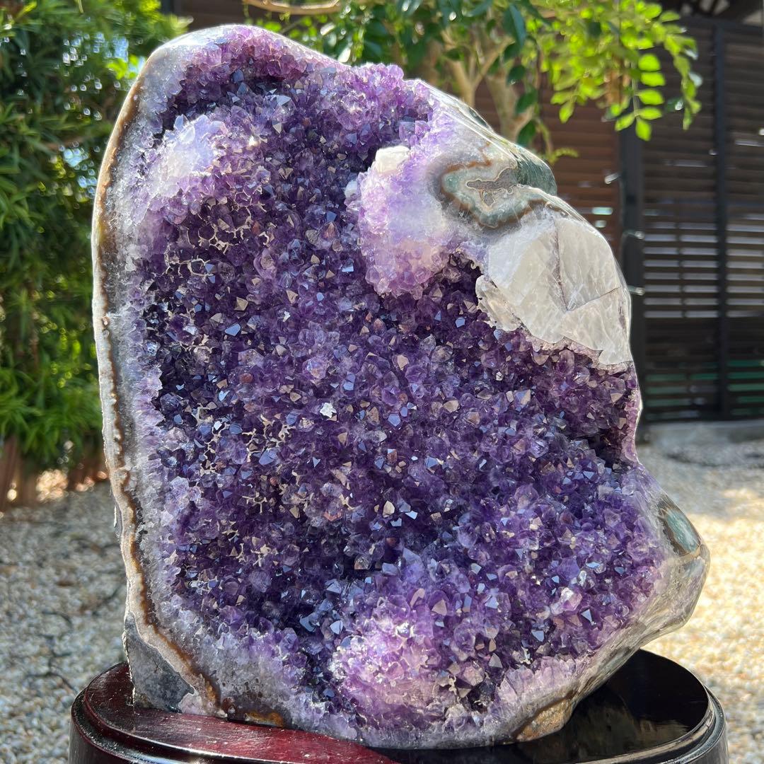 ✳️極大 12.77kg☆超大迫力‼️✨ウルグアイ産 アメジストクラスター 天然石