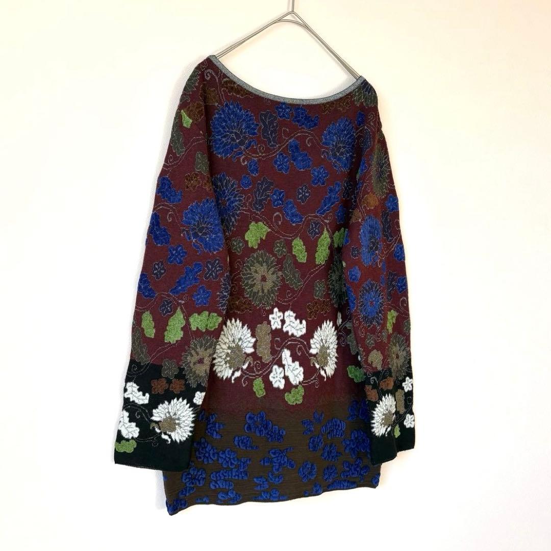 KENZO ケンゾー ニット セーター 花柄 刺繍 ベネカ期 イタリア製