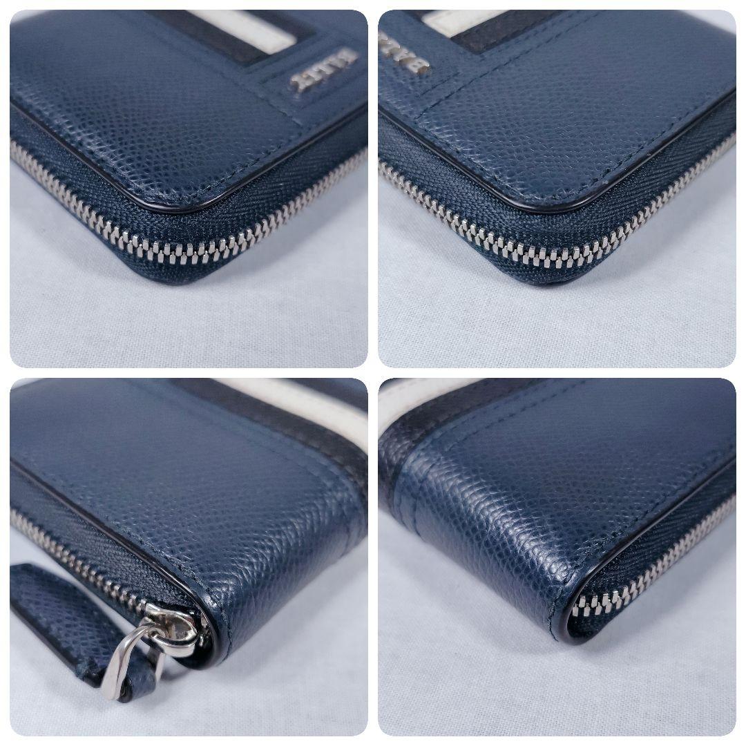 極美品✨️ BALLY　バリー　フルレザー　ラウンドファスナー　ケース