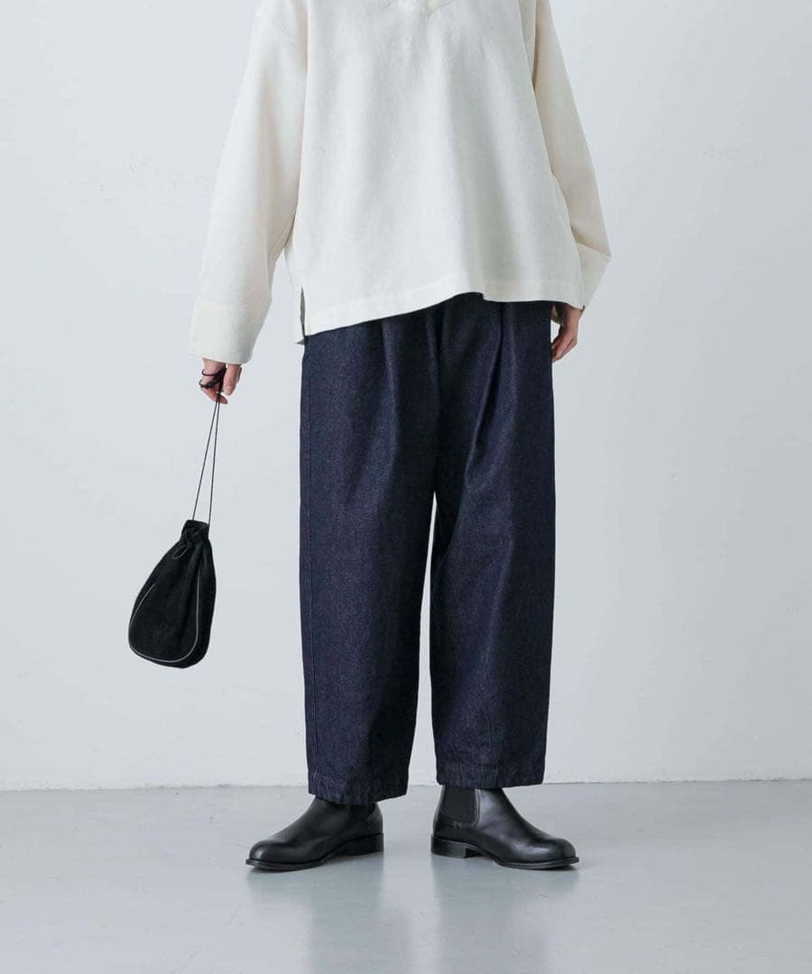 かぐれ　デニムクロップドパンツ　【今季、未使用】