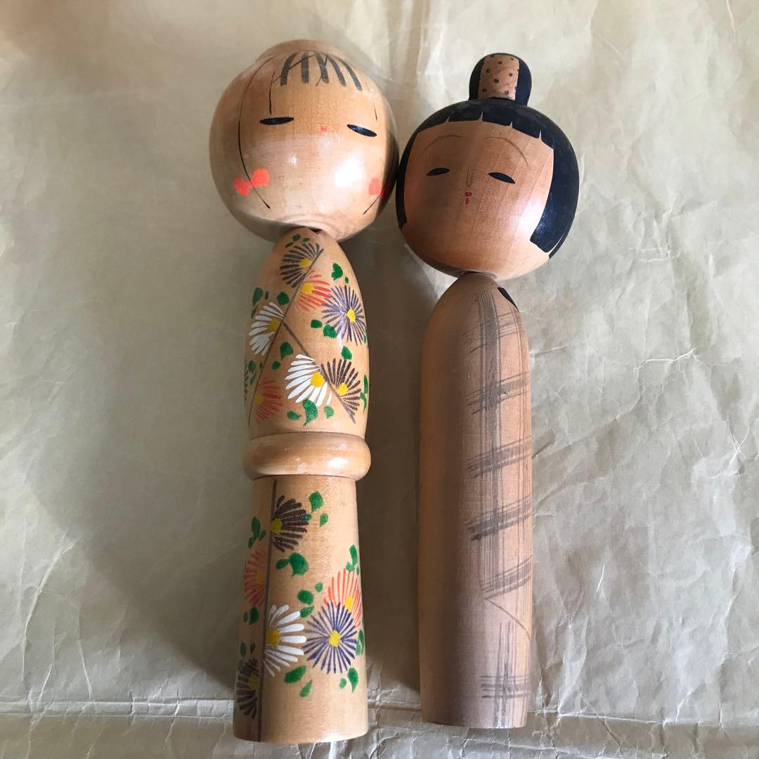 こけしセット民芸品　置物　日本　人形伝統工芸品インテリア こけし