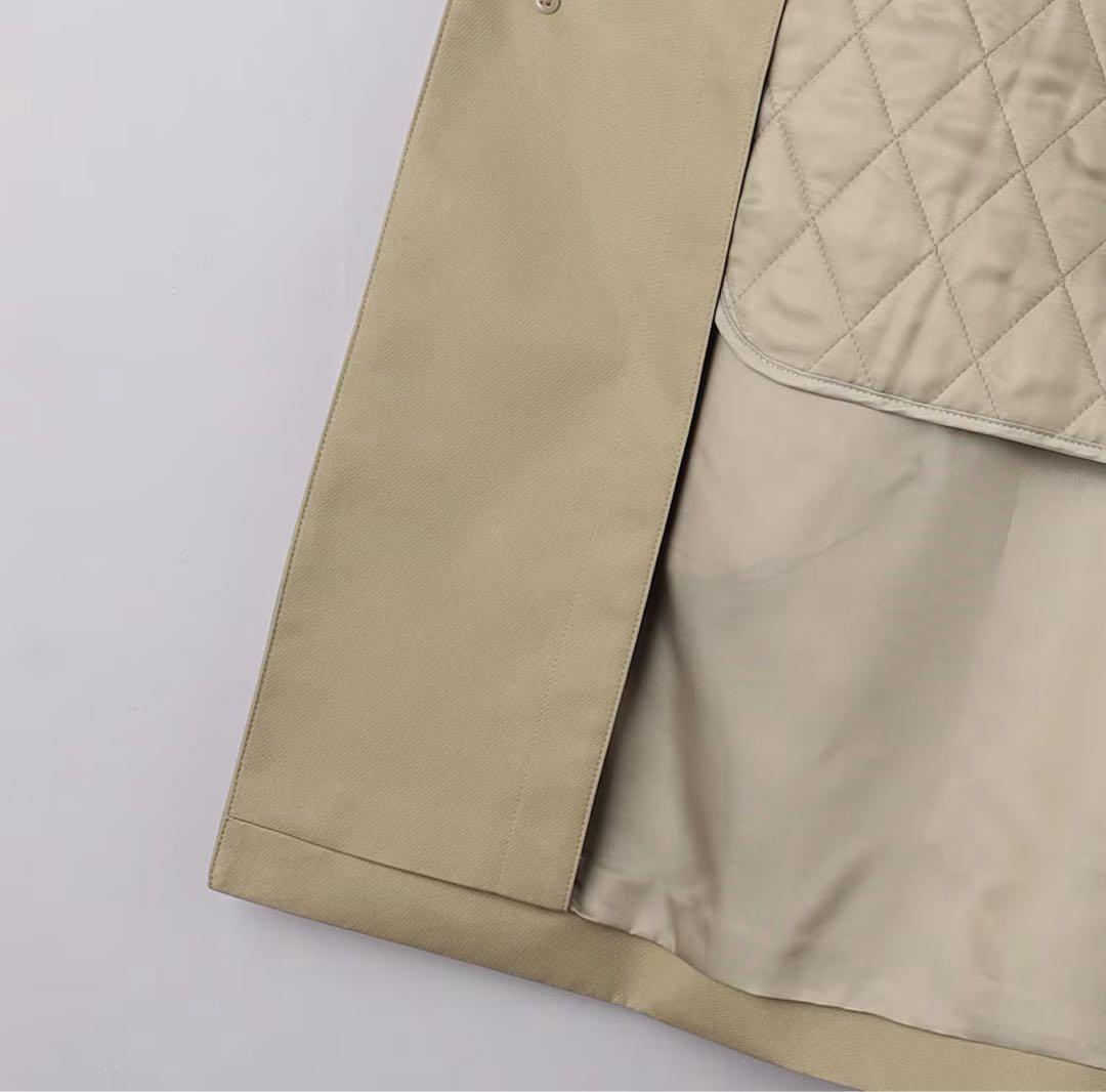 UNITED ARROWS ギャバジン ステンカラーコート 撥水