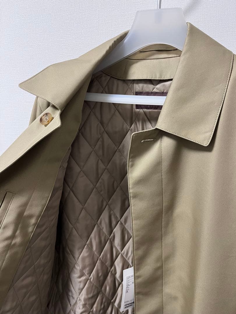 UNITED ARROWS ギャバジン ステンカラーコート 撥水