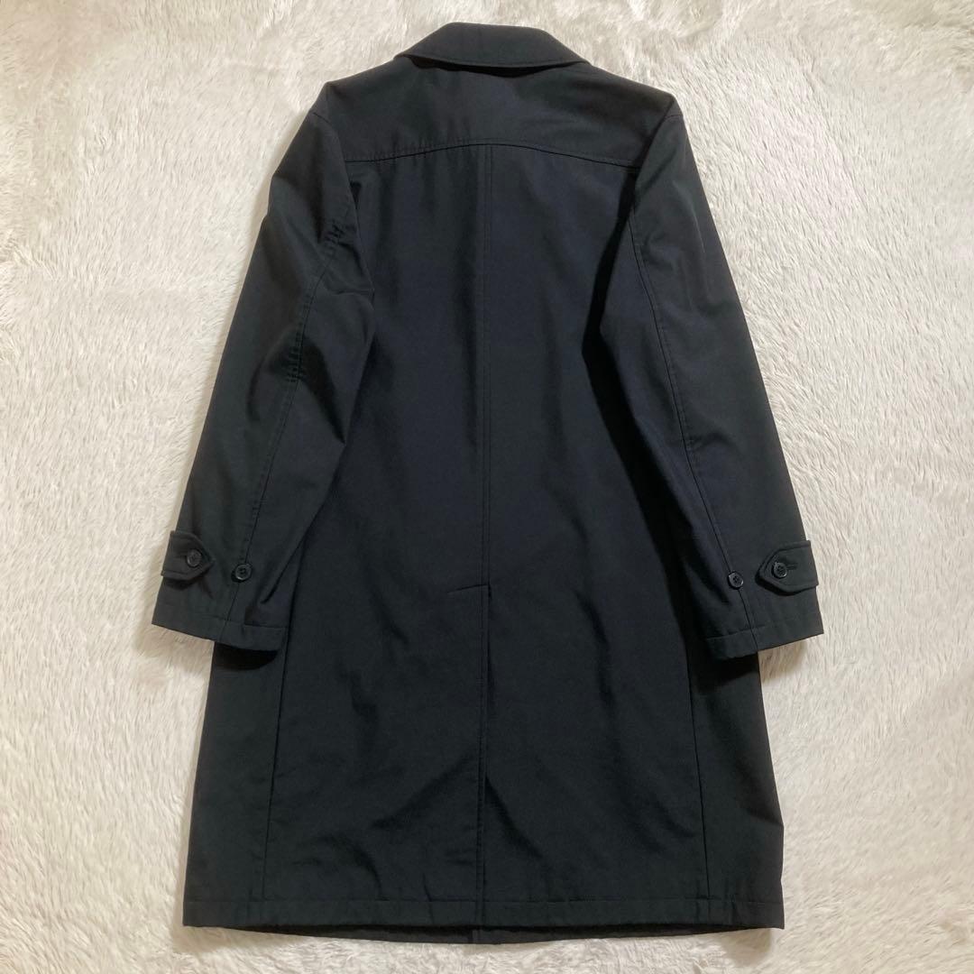 BURBERRY バーバリー ステンカラーコート ロング ノバチェック ブラック