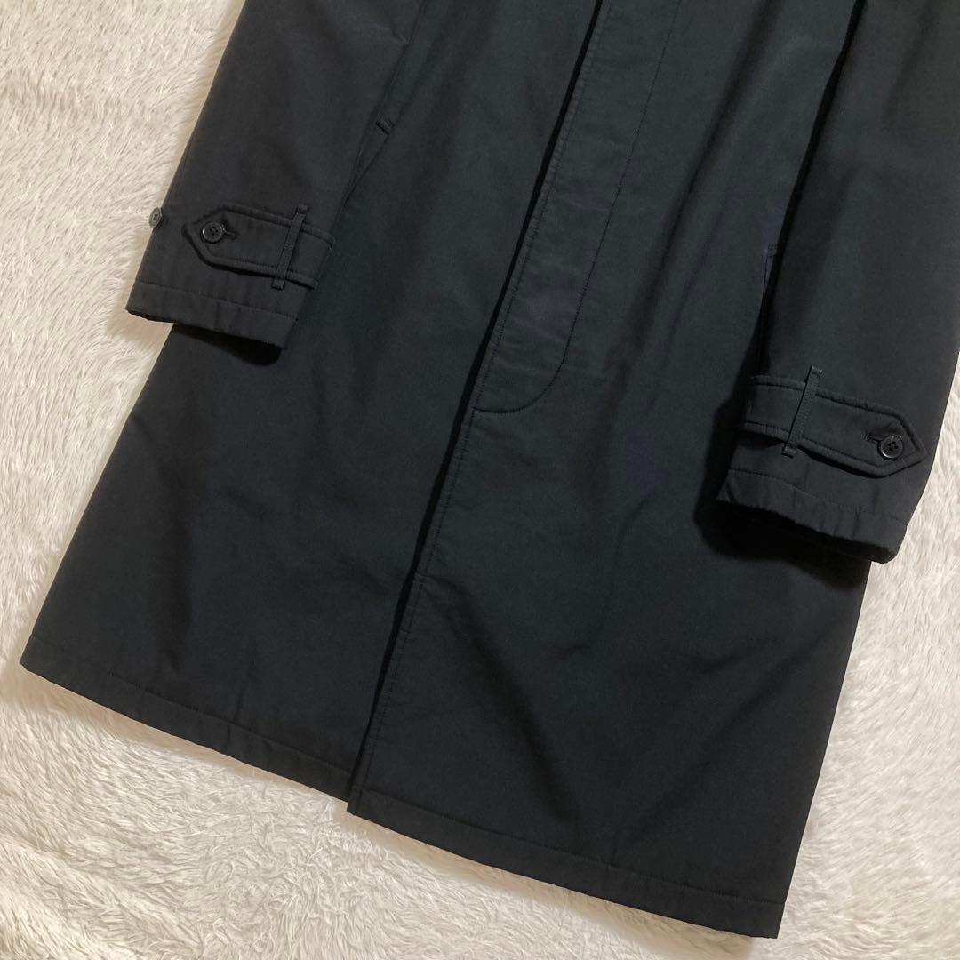 BURBERRY バーバリー ステンカラーコート ロング ノバチェック ブラック